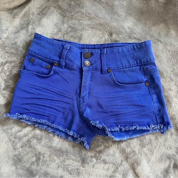 Refuge size 0 blue shorts - Picture 1 of 5